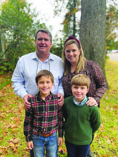 Frank Howell and family